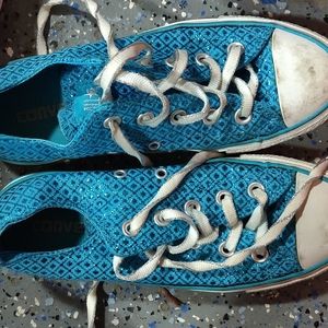 Blue converse